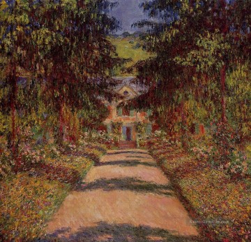 Claude Monet Werke - der Hauptweg in Giverny Claude Monet